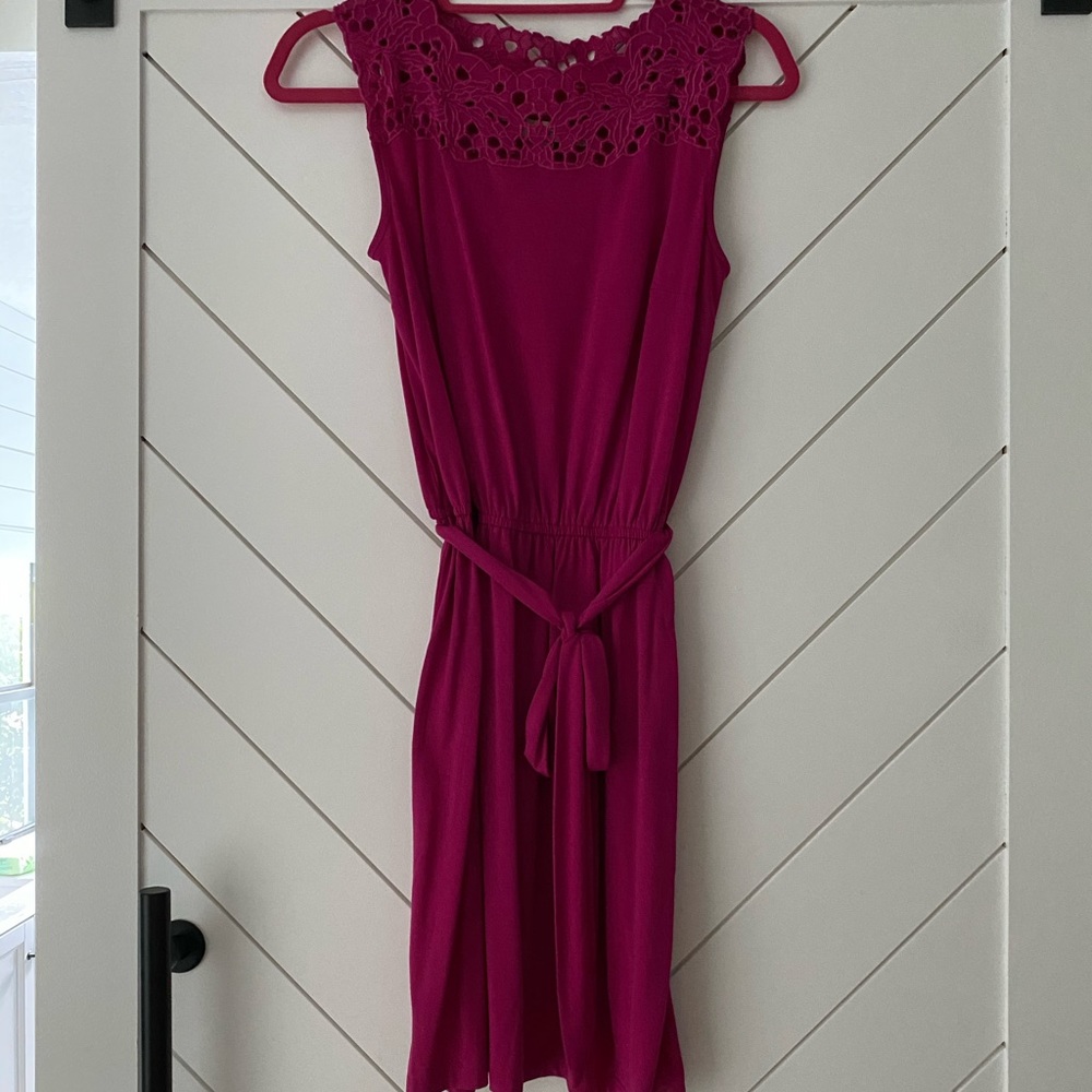 Dark purple loft dress